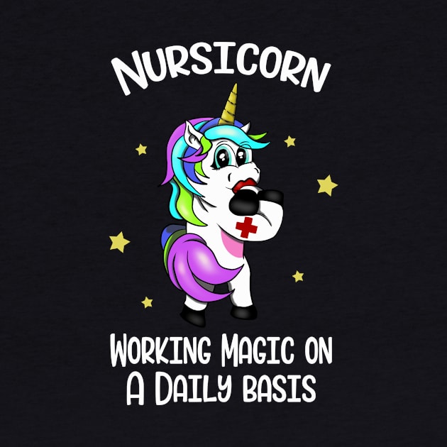 Nurse Unicorn Medical Assistant Nursicorn Scrub by Foxxy Merch